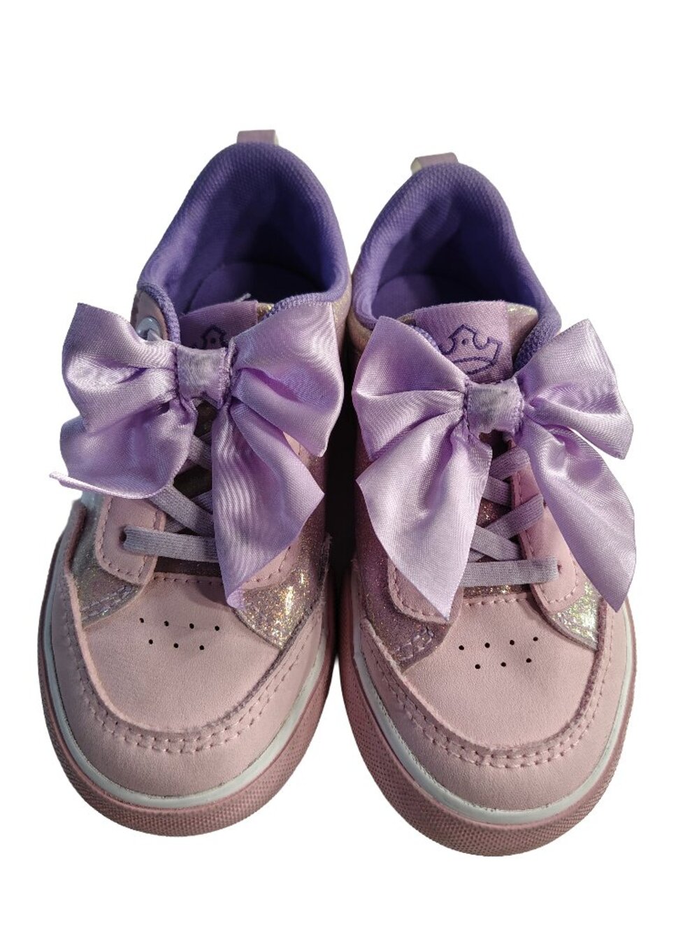 Girl's Size 11 Purple Disney Princesses Logo Branded Sneakers